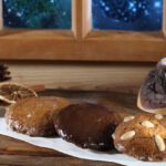 Lebkuchen mit Mandeln und Schokolade